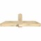 Ekena Millwork Eugene Rough Sawn Timber Gable Bracket, Douglas Fir, 60"W x 22"H x 6"D x 6"F, 9/12 Pitch GBW060X22X0606EUG00RDF - alternate 3